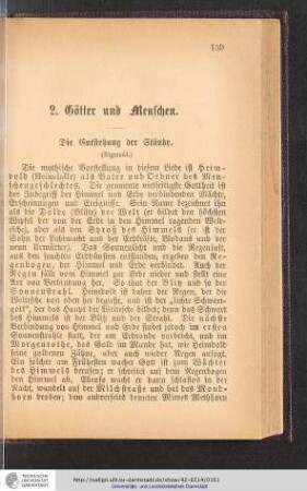 Götter und Menschen