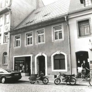 Colditz, Badergasse 12. Wohnhaus (um 1750). Straßenansicht