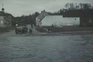 Zweiter Weltkrieg. Kulm (Weichsel). Ortseingang mit deutschen Wehrmachtsangehörigen
