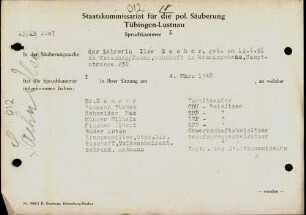 Sacher, Ilse