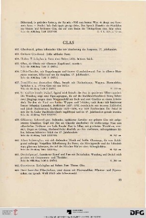 Glas (Nr. 652-681)