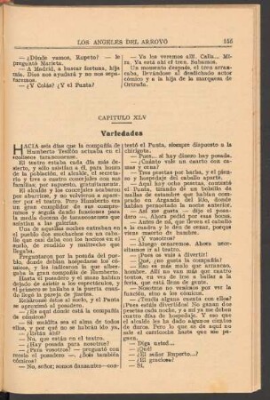 Capítulo XLV : Variedades