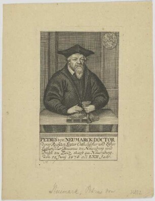 Bildnis des Petrus von Neumarck