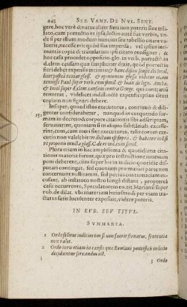 [ XIII. De nullitate ex defectu processus ...]
