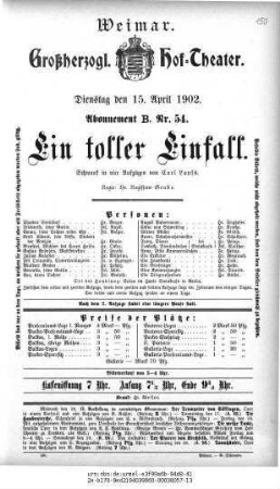 Ein toller Einfall