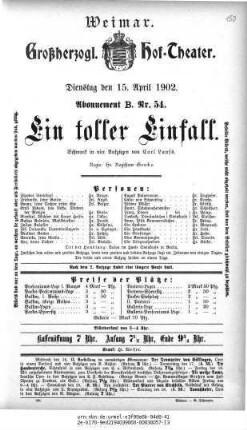 Ein toller Einfall