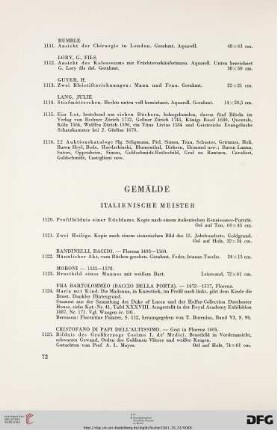Gemälde (Nr. 1120-1445)