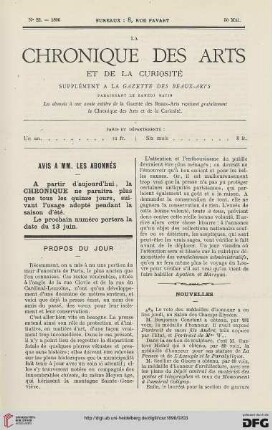 Nr. 22 (30 Mai)