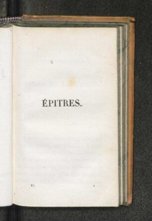 Épitres.