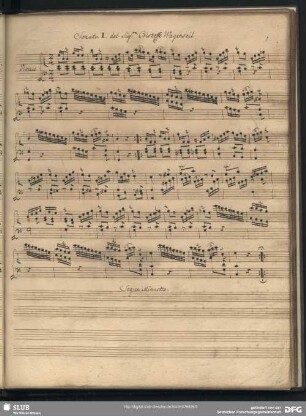 Sonata I. ... Wagenseil
