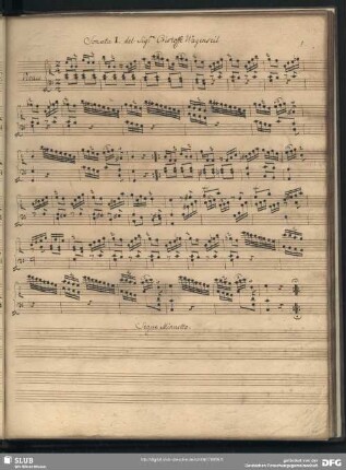 Sonata I. ... Wagenseil