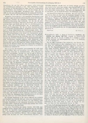 676-678 [Rezension] Rittenbach, Willi, Geschichte der Bischoefe von Meissen