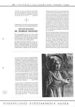 Freistedt, Prof. Msgr. Dr. Heinrich