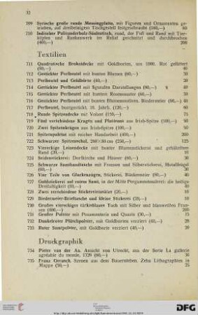 Druckgraphik (Nr. 734-756)