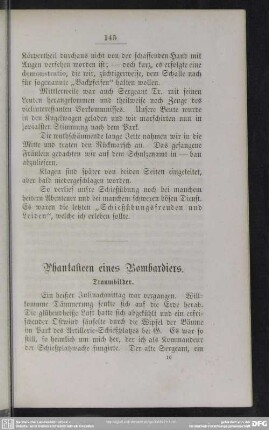 Phantasieen eines Bombardiers