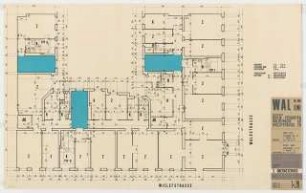 Wohnhaus Waldstraße 40 / Wiclefstraße, Berlin-Moabit: Grundriss 3. Obergeschoss 1:50
