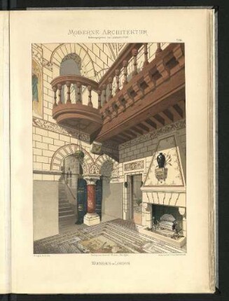 Wohnhaus in London. Burges, Architekt