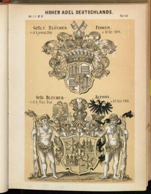 Taf. 16. Grfn. v. Blücher-Finken. - Grfn Blücher-Altona.