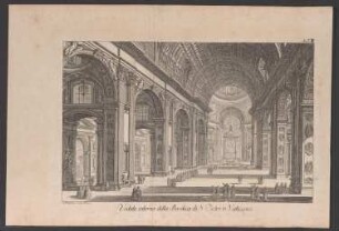 Rom, Innenansicht der Basilica di S. Pietro in Vaticano