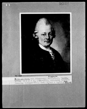 Gotthold Ephraim Lessing (1729-1781)