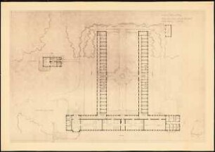 Jugenderholungsheim Schinkelwettbewerb 1943: Grundriss Erdgeschoss 1:200