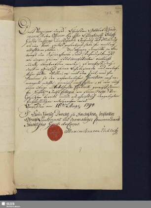 Nr. 192. Uechtritz, Maximilian F. S. von