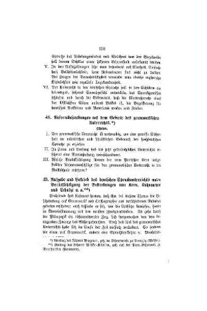 Reformbestrebungen auf dem Gebiete des grammatischen Unterrichts