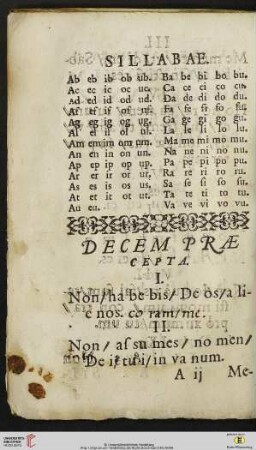 Decem Praecepta