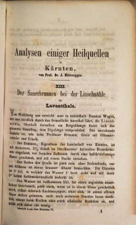 Jahrbuch des Naturhistorischen Landesmuseums von Kärnten. 6 = Jg. 12. 1863 (1864)