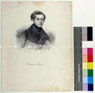 Porträt des französischen Bildhauers Jean-Pierre Dantan