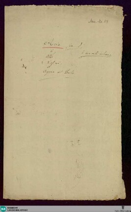 O mea mihi viscera - Don Mus.Ms. 24 : A, vl (2), org; D
