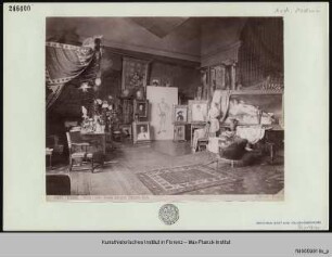 Atelier und Kunstsammlung des Florentiner Malers Odoardo Gelli - Atelier del pittore Edoardo Gelli