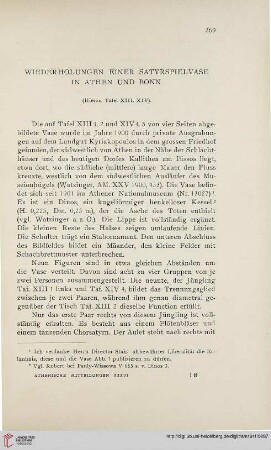 36: Wiederholungen einer Satyrspielvase in Athen und Bonn
