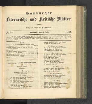 No. 55. 9. Juli 1851