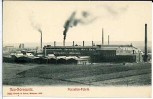 Neu-Sörnewitz. Porzellan-Fabrik