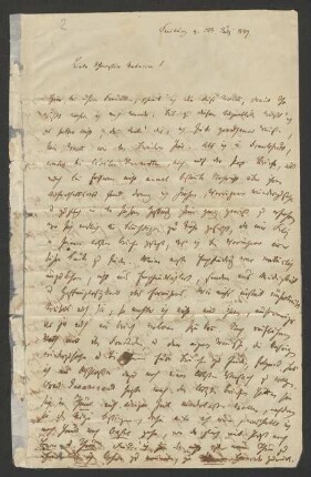 Brief an Rebecka Lejeune Dirichlet : 12.07.1847