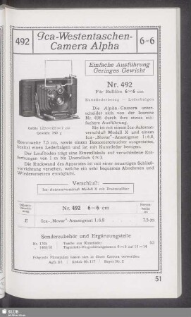 Ica-Westentaschen-Camera Alpha