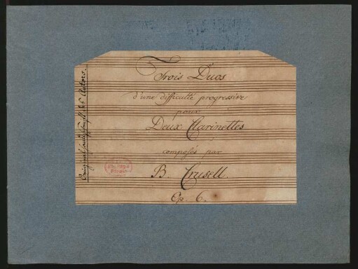 Duets (instr. ); cl (2); C-Dur
