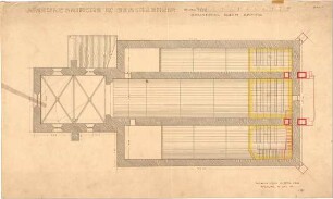 Fischer, Theodor; Brackenheim; Johanneskirche, Renovierung - Über Empore (Grundriss)