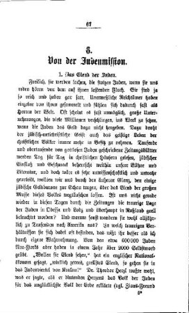 Von der Judenmission