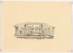 Nationaltheater, München: Foyer: Perspektivische Ansicht
