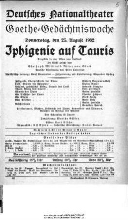 Iphigenie auf Tauris