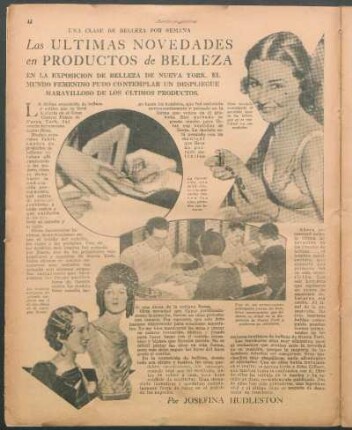 Las últimas novedades en productos de belleza : Una clase de belleza por semana