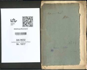 Rechnungen der Kellnerei Neersen und Hülsdonk
