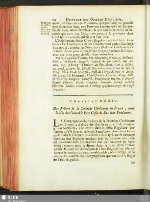 Chapitre XXXIV. Des Prêtres de la Doctrine Chrêtienne en France, avec la Vie du Venerable Pere Cesar de Bus leur Fondteur