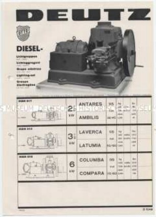 Deutz Diesel-Lichtaggregat
