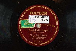 Zwei dunkle Augen / (Heins; Grossmann)