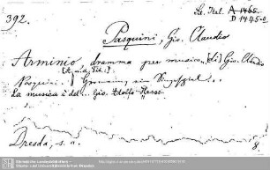 Literatura Italica D 1445