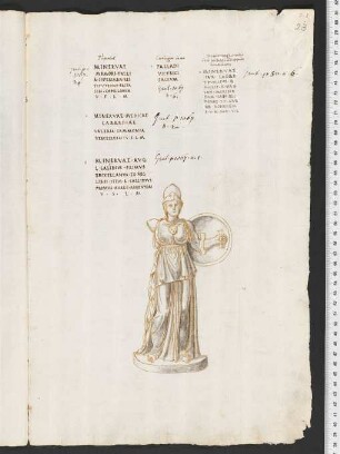 Athene, Inschriften