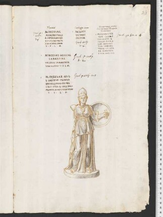 Athene, Inschriften